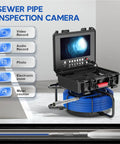Crush Stubborn Blockages Fast With This Heavy Duty 30 Meter Pipeline Inspection Camera with 9 inch monitor and DVR.