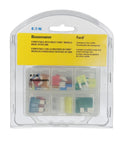 Slick Roadside Setup This 29 Piece Ford Emergency Fuse Kit with transparent case housing various fuses for easy access.