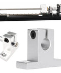 Premium Aluminum Alloy Linear Motion Rail Orientation Support holds 10 STEM pieces for 3D printers and robotics.