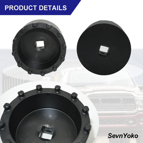 Dodge Ram 12 Pin Axle Spindle Hub Nut Socket Tool For Rear Bearing Retaining Nut Removal One Half Inch Drive Beefed Up Replacement
