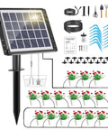49Ft Solar Drip Irrigation System No Fuss Auto Watering Kit For 15 Pots Solar Powered Plant Watering With 25 Timer Modes 900Ml Per Minute Flow