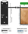 Diagram of Heavy Duty 2x4 Door Barricade Brackets With Locking U Shaped Bar Holder Secure 2x4 Lumber For Home Garage Or Gate
