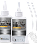 Image of 7oz Silicone Treadmill Belt Lubricant with application tubes, gloves, and nozzles, high temp resistant, odorless, non-toxic.