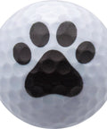 Dog Lover Golf Balls Set Of 12, Funny Dog Theme Golf Balls For Golfers And Pet Lovers, Great Gift For Dog Moms And Dads, paw print design