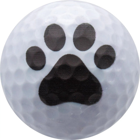 Dog Lover Golf Balls Set Of 12, Funny Dog Theme Golf Balls For Golfers And Pet Lovers, Great Gift For Dog Moms And Dads, paw print design