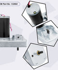 High-Performance RV Slide Out Actuator Motor Replacement Assembly with 18:1 Gear Ratio and 12V DC Power, OEM Part No: 132682