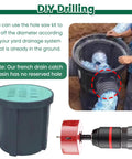 Underground Rain Water Catch Basin With Grate Lid, 25 In 29 In Sump Pump Basin For Yard Landscaping And Backyards, Durable 0.2 Inch Polyethylene Tank With Debris Basket