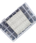 Must-Have 630Pcs Aluminum Electrolytic Capacitor Kit With 24 Values And High Precision For Repairs Hella Perfect Electrical Components Organized In Durable Box.