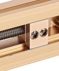 Mini Brass Vise For Watch Repair And Jewelry Engraving Precision Clamping Jaws For Tiny Parts Delicate Hands Tiny Gears Pivot Tubes And Small Components The Handy Pro Grade Watchmakers Tool For Precise Holding., close-up brass clamp screw