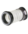 Genuine Change Over Valve Hose for DC40 Upright Vacuum Cleaner Replacement Part 92262503 shown, coiled and translucent.