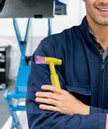 Premium Pink Ceramic Tig Welding Cups With Nozzle Accessories Heat And Wear Resistant Gas Lens Shielding Kit shown on a welding torch.