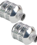 2 Pack Aluminum Bubbler Sprinkler Heads For Gentle Watering Diffuser Flood Nozzle Soaker Sprinklers For Plants, Garden, Lawn And Yard Durable Corrosion Resistant Metal Construction
