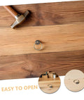 8 Pack Old School Vintage Metal Drop Ring Drawer Pulls Zinc Alloy Handles on Wood Panel