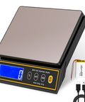 66 Lb Digital Kitchen Scale With Percentage Weighing, 30 Kg Capacity, 1 G Readability, Rechargeable Battery, Big LCD display