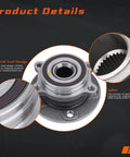 Front Wheel Hub And Bearing Assembly For Audi A3 Quattro And TT Quattro, VW Golf Jetta Passat Beetle Tiguan GTI And More, Drop In Replacement