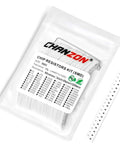 Chanzon 0603 SMD resistor kit in resealable plastic bag; front view, white label lists 60 values and thick-film resistors