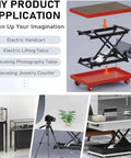 Rock Solid Electric Scissor Lift Table With Adjustable Height And Wireless Remote Control For Tough Material Handling Jobs Up To 150KG in various applications.