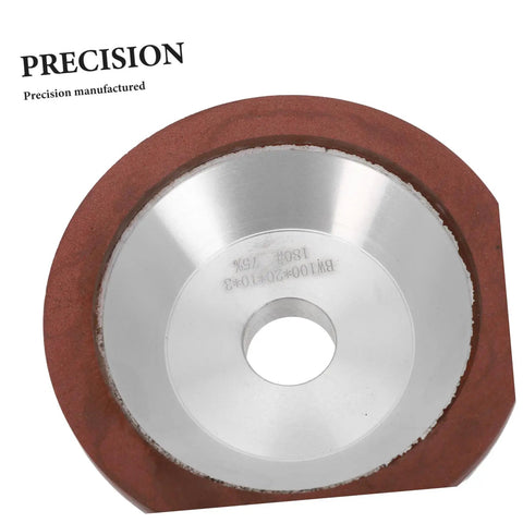 Pro Diamond Cup Grinding Wheel 100mm Silver Concave Bowl with precision design for effective shaping and grinding tasks.
