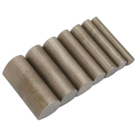 Drop Shaped Disc Cutter Set Pro Grade 45 Steel Jewelry Making Tools, 7-piece, flat bottom, side view for precise hole punching.