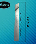 Set Of 5 HSS Trapezoid Lathe Blades One Eighth By Three Quarter By Six Inches For Parting Cut Off And Tool Holders