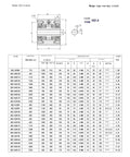 Heavy Duty Wedge Type Backstop Overrunning Clutch For Textile And Industrial Machinery With No Sweat Install dimensions chart.