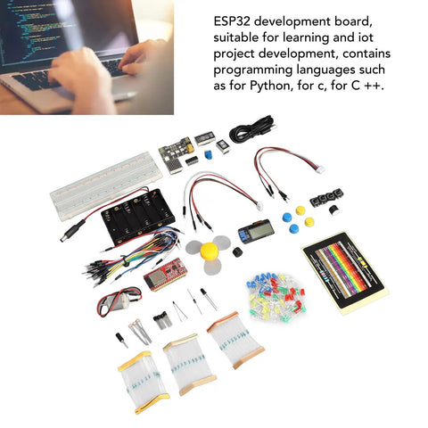 Premium ESP32 Development Board Kit Engineered For Python IoT Programming And No Fuss DIY Projects With Versatile Expansion Headers.