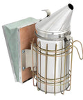 Beekeeping Bee Smoker Stainless Steel With Heat Shield 11 Inch Mounting Hook Includes 54 Plant Based Smoker Pellets For Safe Hive Inspections