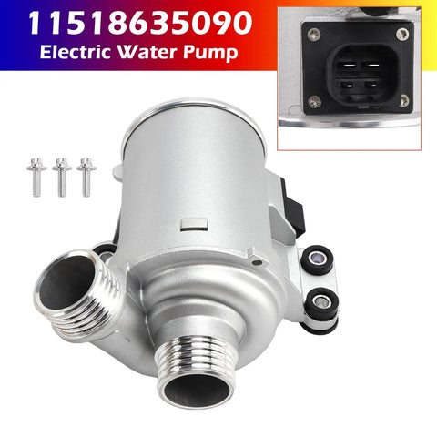 Electric Water Pump For BMW M135i M2 M235i 335i Cooling System Replaces A0005001986 with connectors and screws