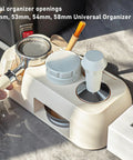 Heavy Duty Abs Coffee Tamper Station Built Tough For The Daily Grind Ergonomic Portafilter Holder with dual openings for tools.