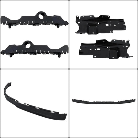 Stylish Black Front Bumper End Cap That Fits Your Chevy Silverado 1500 From 2019 To 2021 Perfect Upgrade For LTZ And High Country Models Plus 2022 LTD For A Badass Look, ABS plastic