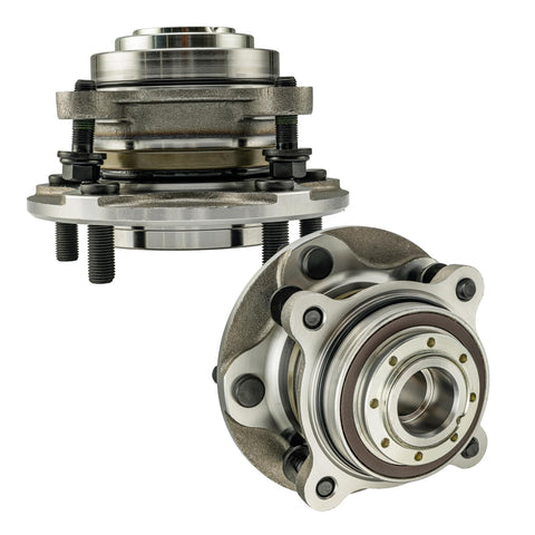 Beefy Front Wheel Bearing And Hub Assembly Set For 2007 2019 Toyota Tundra Rwd And 2008 2019 Sequoia Rwd, Quad Lip Seal Design