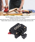 Self Centering Doweling Jig Kit For Woodworking Top Notch Professional Grade Aluminum Alloy Tool With 3 In 1 Drill Bit Locator