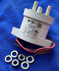 Heavy Duty Dc Power Relay Ev200Aaana Oem Cross Reference 1618002-7 with wiring and metal hardware on blue background.