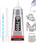 Clear Rhinestone Glue With Precision Tip 110 ML Quick Dry Multipurpose Adhesive For Jewelry Making Nails Art Clothes Fabric Shoes DIY Crafts with tools