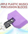 5 Inch Purple Jam Block With Mounting Bracket For Percussionists Durable Plastic Resin Latin Block Great For Cowbell Holders And Other Percussion Setups Built To Take On Busy Practice Sessions Gig Ready. purple plastic jam block with mounting bracket