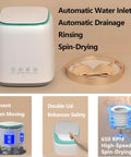 Portable Washing Machine For Clothes And Underwear Smart Wash Technology Ultra Quiet Spin Washer Dryer Combo with automatic features.