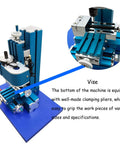 Compact Mini Metal Milling Machine With AC100V-240V Power showing vise detail for precise metalwork