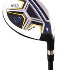 Offset 9 Wood Golf Club For Right Hand Senior Flex With Mens Senior Size Black Pro Velvet Grips 42 Inch Length 27 Degree Loft