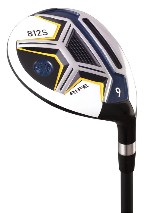 Offset 9 Wood Golf Club For Right Hand Senior Flex With Mens Senior Size Black Pro Velvet Grips 42 Inch Length 27 Degree Loft