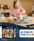 Child playing with Hands On Science Kit For Kids With 448 Plus Circuit Projects Educational Electronics Toys on a table