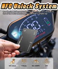 NFC unlock system on a Dual Motor Electric Fat Tire Ebike For Adults With Removable Dual Battery.