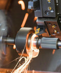 Installed CHAWNIAO indexable lathe turning tool with 1/2-in shank and carbide insert cutting on rotating workpiece