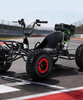 Gas Powered Go Kart With 4 Stroke Engine And CVT, 7 Inch All Terrain Tires, Heavy Duty Steel Frame, Off Road Kart For Adults And Kids