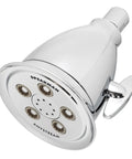 Polished Chrome Adjustable Shower Head With Anystream 360 Technology 2.0 GPM High Flow Hotel Grade Versatile Spray Patterns For Modern Bathrooms Go To Settings For Any Shower