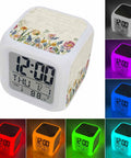 Super Chill Wildflower Digital Alarm Clock With Truly Silent Operation, Integrated Nightlight And Easy Snooze Button, Displays Time Date And Temperature, A Must Have Bedroom Essential in multiple colors and patterns.