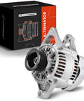Front view of Alternator For Dodge Ram 1500 2500 3500 Van Dakota 2001 2002 2003 3.9L 5.2L 5.9L 8.0L 12V 117Amp 7 Groove Pulley Replace 56029913AA 1210003760 Direct Fit Replacement For Auto Electrical System Performance And Reliability