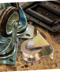 Two Pack Heavy Duty Track Pulleys Wear-Resistant Wheels For Sliding Doors And Industrial Use Easy Install