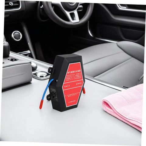 Hella Compact Self Activating Automotive Fire Extinguisher Straight Up Rapid Flame Suppressant Aerosol Emergency Kit for car interior.