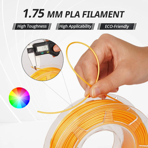 Top Shelf Silk PLA 3D Printer Filament 1.75mm Four Spool Bundle With Metallic Gold Silver Bronze And Red Copper Shades Delivers A Dead Simple Setup And A Totally Slick Finish For Crafts