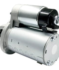 New Starter Replacement For 2011 To 2021 V6 3.6L Chrysler 200 Town And Country Dodge Journey Grand Caravan Avenger Ram CV Promaster 1500 2500 3500 And 2014 Jeep Cherokee 3.2L Plug N Play Compatible shown from side angle